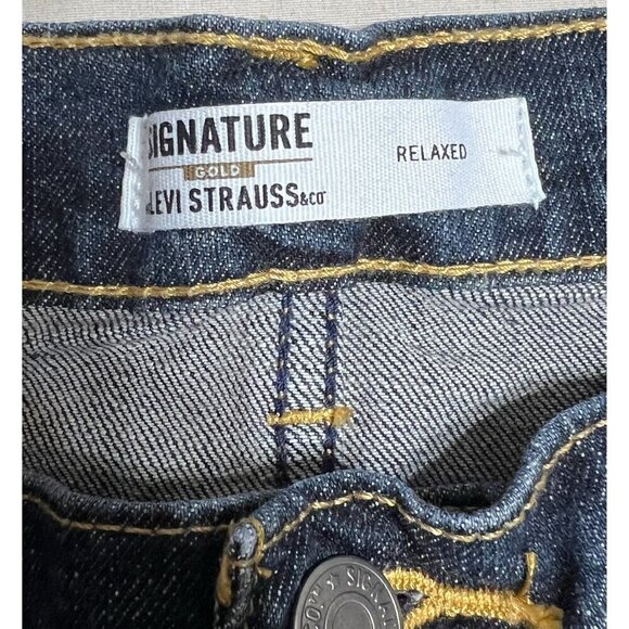 Levis Mens Relaxed Fit Jeans Size 34x30 Dark Wash Denim Classic 5-Pocket Style - Picture 9 of 12